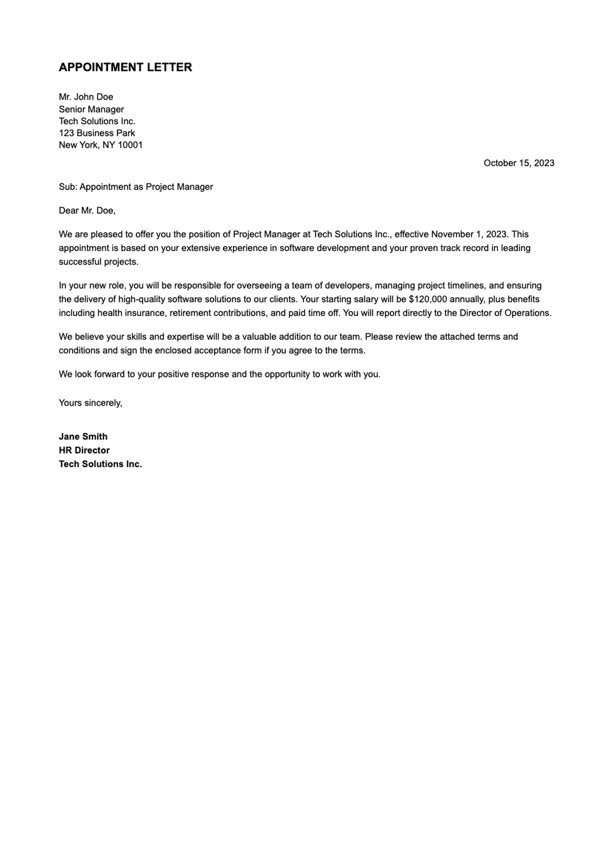 Business appointment letter sample for partnership meeting request_variant_1